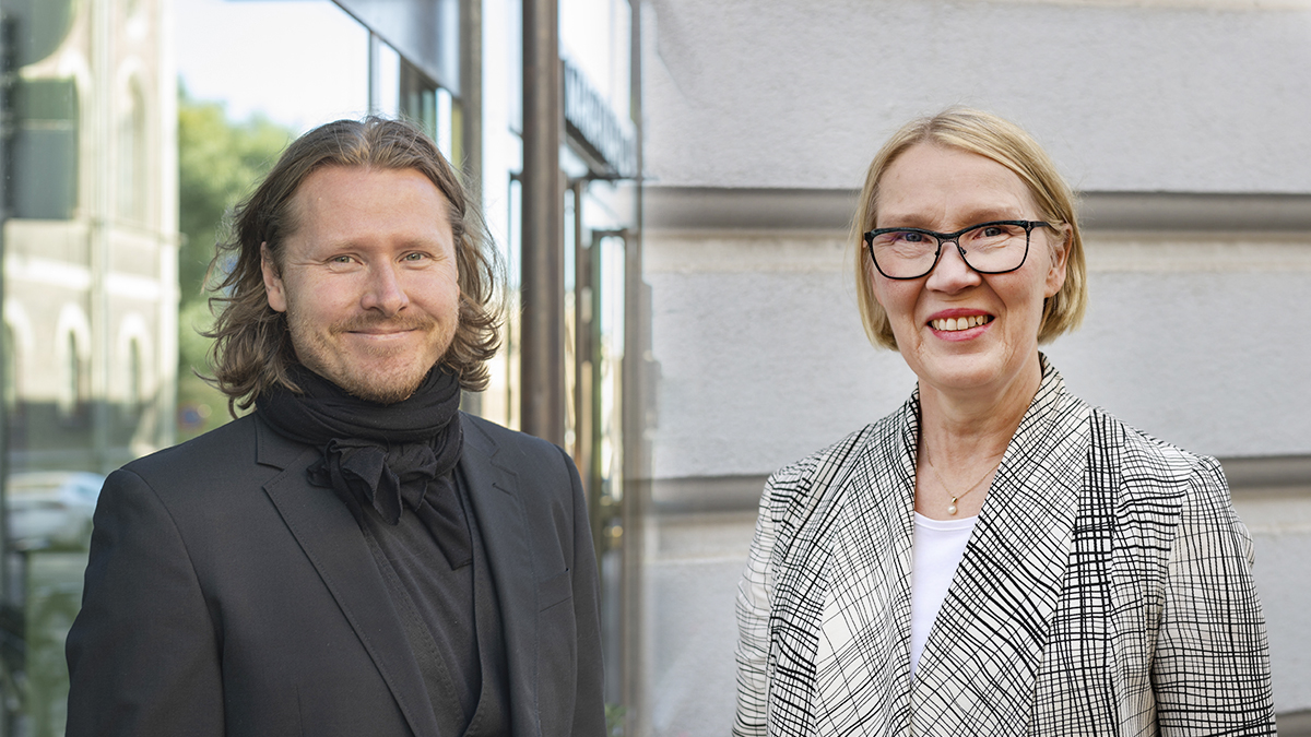 Mikko Lehtonen ja Jaana Walldén.