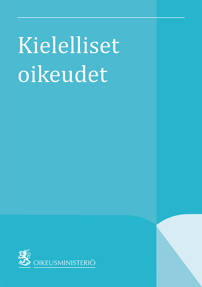 Kielelliset oikeudet -esitteen kansi