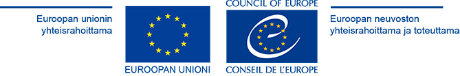 Euroopan unionin yhteisrahoittama. Europpan neuvoston yhteisrahoittama ja toteuttama. 