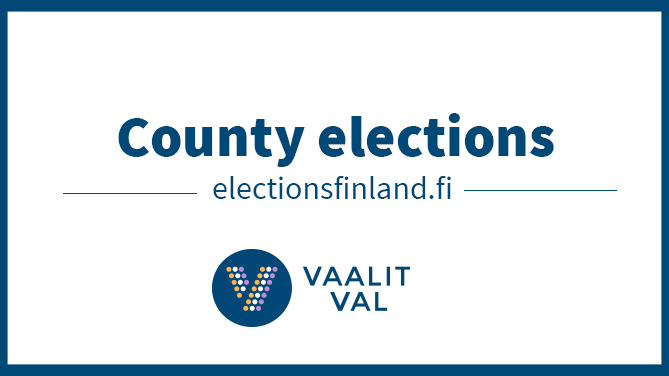 County elections on the web page Electionsfinland.fi
