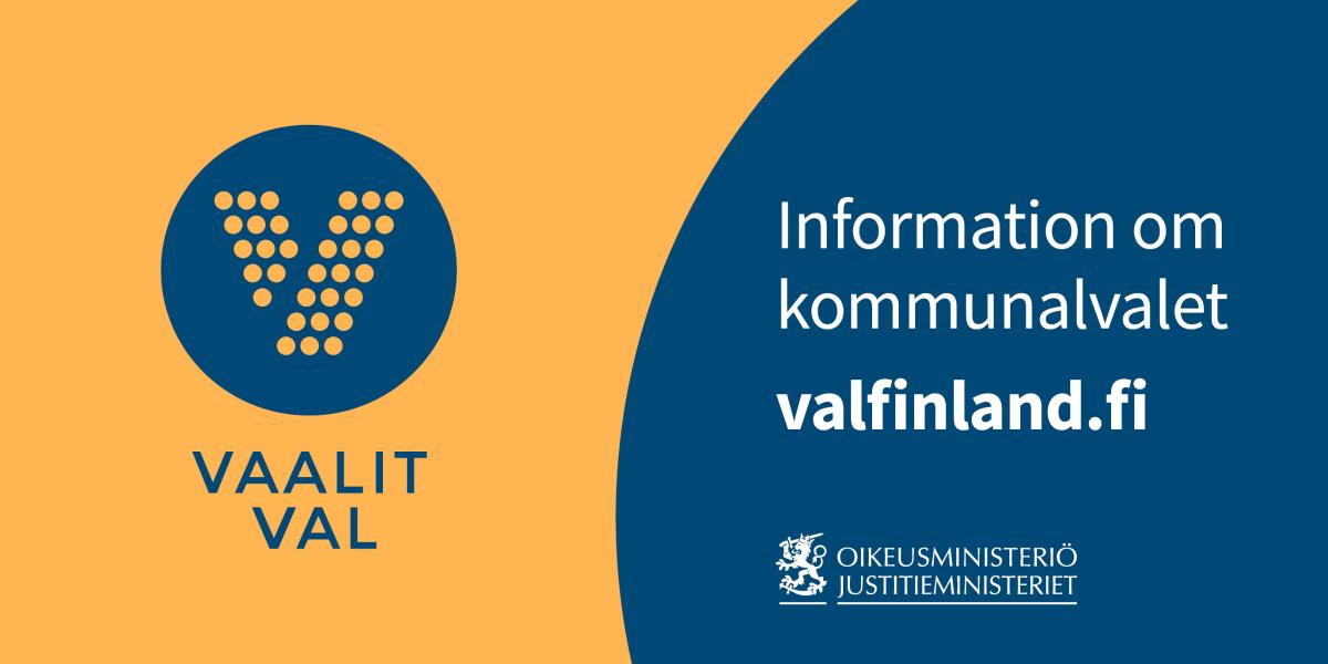 Information om kommunalvalet valfinland.fi